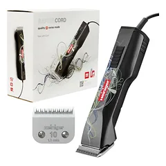 Heiniger Saphir Cord - profesionalios laidinės kirpimo mašinėlės gyvūnų priežiūrai su peiliuku (1,5 mm)