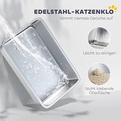 Katinų tualetas 69,8 × 50,3 × 29,8 cm — 4 nuotrauka