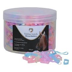Excellent Horse Rubber Bands Silicone Rainbow