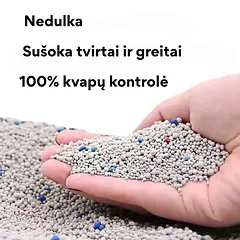 Murrfect bentonitinis kraikas katėms, bekvapis, apvalios granulės 10L — 2 nuotrauka