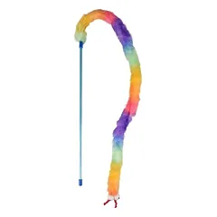 Flamingo Cat Yowly Dangler Caterpillar - pūkuota, traškanti vikšro lazdelė katėms