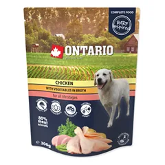 Ontario Vištiena su Daržovėmis sultinyje 300g