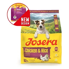 Josera Mini Adult with Chicken&Rice (Miniwell) sausas ėdalas mažų veislių šunims su vištiena, 900 g