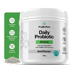 PROBIOPETS Immune probiotikai imunitetui šunims, 100 g — 2 nuotrauka