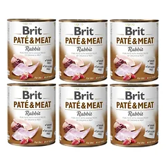 BRIT PATÉ & MEAT – TRIUŠIENA 6x800 g