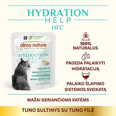 Almo Nature HFC Hydration Tuna Fillet geriamieji konservai katėms, 50 g — 2 nuotrauka