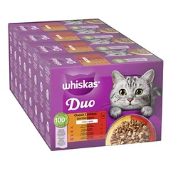 Jumbopack Whiskas Duo Portionsbeutel 144 x 85 g