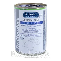 DR. CLAUDER'S Special Diet Sensitive specializuotas drėgnas maistas jautriems ir alergiškiems šunims 400g