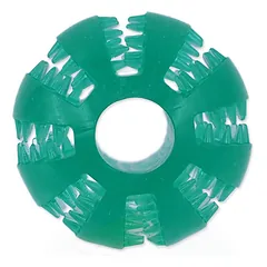 Dog Fantasy TPR Dental Fun Baseball žaislas šunims dantų higienai, 5 cm — 4 nuotrauka