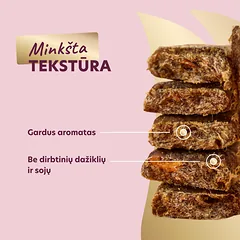 DELICKCIOUS ore džiovinti skanėstai su jautiena ir moliūgais suaugusiems šunims, 80 g — 3 nuotrauka