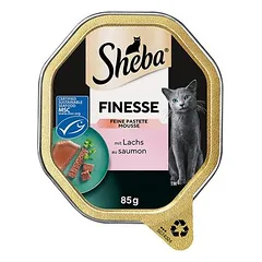 Mars Sheba Finesse paštetas/musas, indelis, drėgnas maistas katėms 22 x 85 g, 80 - 99 g — 2 nuotrauka