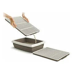 Sieve-mat for litter tray Genius anti-dirt cm. 46x36x3h, different colors