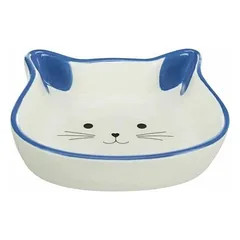 TRIXIE keraminis dubenėlis su katės veidu, 0,25 l-12x12 cm (pakuotė 4) — 4 nuotrauka