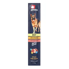 Ontario Stick For Dog, Beef jautienos dešrelė šunims, 15 g