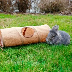 Kerbl Pet graužikų tunelis iš lino, Ø 18 x L 50 cm — 2 nuotrauka