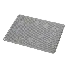 Cat litter mat rubber Grey 33x43CM — 1 nuotrauka