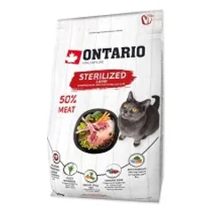 Ontario visavertis pašaras sterilizuotoms katėms Cat Sterilised Lamb, 0,4 kg — 2 nuotrauka