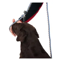 TIAKI retriverių pavadėlis Twist, 170 cm ilgio, Ø 12 mm - žalia/ruda — 5 nuotrauka