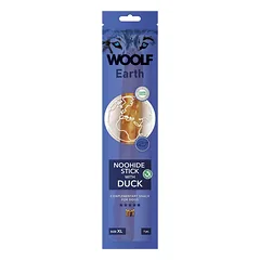 WOOLF Earth Noohide Stick with Duck XL 85g ančių lazdelė