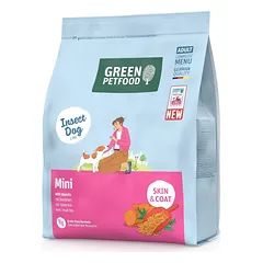 GREEN PETFOOD InsectDog Mini Skin and Coat 900g bezzbožinė maisto produktas su vabzdžių baltymu mažiems šunims