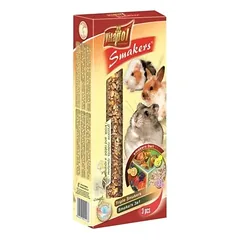 Vitapol Smakers skanėstas triušiams ir graužikams su riešutais, daržovėmis ir popkornu 135g (3 vnt)