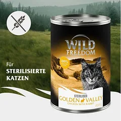 Wild Freedom Adult Sterilised 6 x 400 g – begrūdis drėgnas maistas katėms