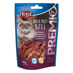 Trixie PREMIO Duck Filet Bites, skanėstas katėms antienos file kąsneliai 50 g