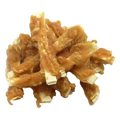RD-117 REAL DOG SNACKS Menkės juostelės, apsuktos vištiena 500g — 2 nuotrauka