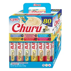 INABA Churu katėms - mišinys su tunu 80x14g