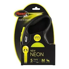 Flexi Neon (New Classic) ritininis pavadėlis šunims M (juosta) 5 m — 2 nuotrauka