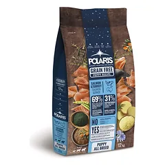 Sausas šunų maistas Polaris Dog Puppy All Salmon & Turkey GF su lašiša ir kalakutiena, 12 kg