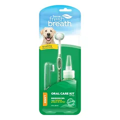 TropiClean Fresh Breath Oral Care rinkinys šunims M/L