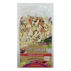 ESVE Salad-Tropical spaustos daržovės ir vaisiai 175g