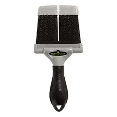 FURminator Large Soft dvipusis šepetys šunims ir katėms — 2 nuotrauka