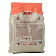 CARNILOVE TRUE FRESH Cat Dry Beef Adult Cat Large Breed sausas maistas katėms, 2 kg — 2 nuotrauka