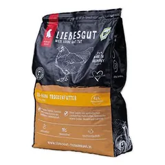 Liebesgut Hundefutter Hunde Trockenfutter Bio-Huhn