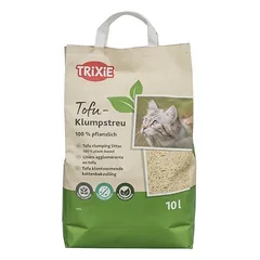 Trixie sugrumuliuojantis tofu kraikas katėms, 10 l / 4,5 kg — 2 nuotrauka
