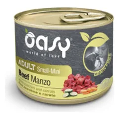 Oasy Grain Free Adult Small & Mini Beef konservai su jautiena šunims
