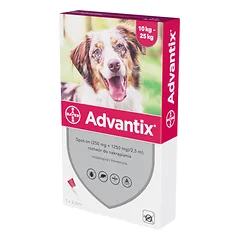 Advantix - šunims nuo 10 iki 25 kg (2,5 ml pipetė) nuotrauka