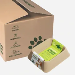 EcoPetBox biologiškai suyrantys dubenėliai augintiniams, 3 vnt. — 2 nuotrauka