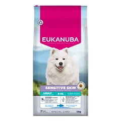 EUKANUBA Special Care Sensitive skin sausas pašaras šunims su žuvimi, AB, 12 kg — 2 nuotrauka
