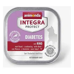 Animonda Integra Protect Cat Diabetes su jautiena, veterinarinis maistas katėms 100 g parduotuvėje 1petshop.lt