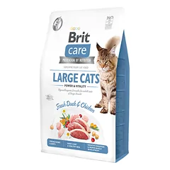 BRIT CARE Cat Large cats Power&Vitality sausas maistas didelių veislių katėms 2 kg