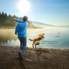 Kurgo Skipping Stones 3 vnt. - vandens žaislai šunims, plūduriuojantys atnešimo žaislai, 3szt — 2 nuotrauka