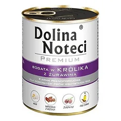 DOLINA NOTECI Mix Aukščiausios kokybės skoniai: menkė su brokoliais ir triušis su spanguolėmis 24x800g