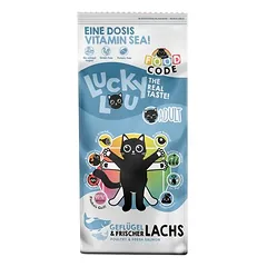 Lucky Lou Adult su paukštiena ir lašiša, sausas maistas katėms, < 1,4 kg — 4 nuotrauka