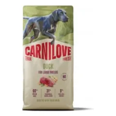 CARNILOVE TRUE FRESH Dog Duck Large Breeds sausas pašaras šunims 12 kg