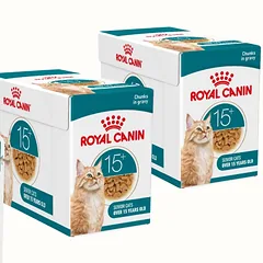 Royal Canin FHN C Ageing 15+ Gravy drėgnas maistas katėms nuo 15 metų 24x85g