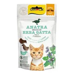 Gimcat Crunchy skanėstai katėms su antiena ir katžolė, 50 g