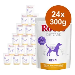 Rocco Diet Care Renal su vištiena ir batatais, drėgnas maistas šunims 300 g, paketėlis — 5 nuotrauka